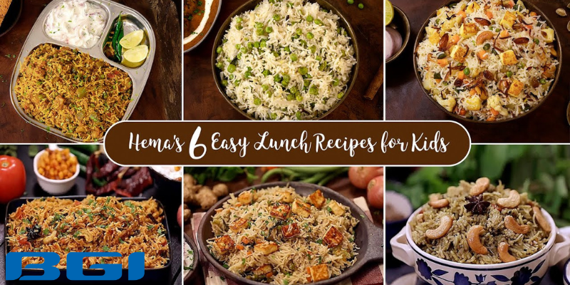 different types of lunch recipes