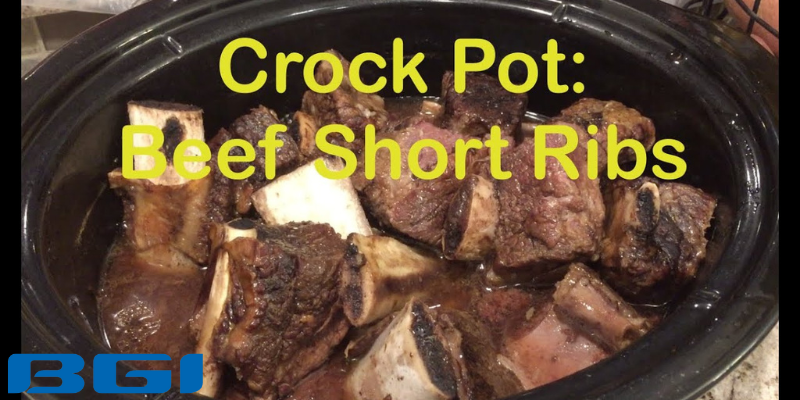 cooking short ribs in crock pot